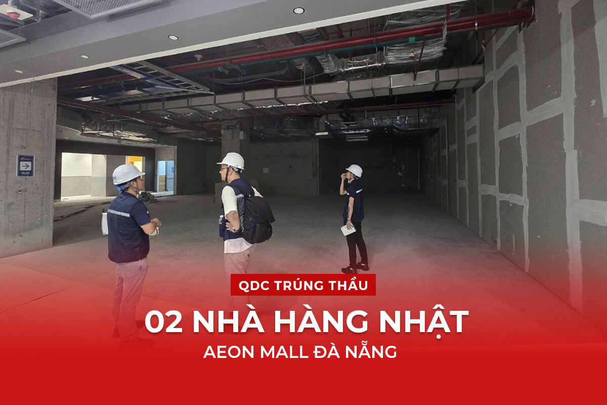 QDC TRÚNG THẦU 2 NHÀ HÀNG NHẬT TẠI AEON MALL ĐÀ NẴNG