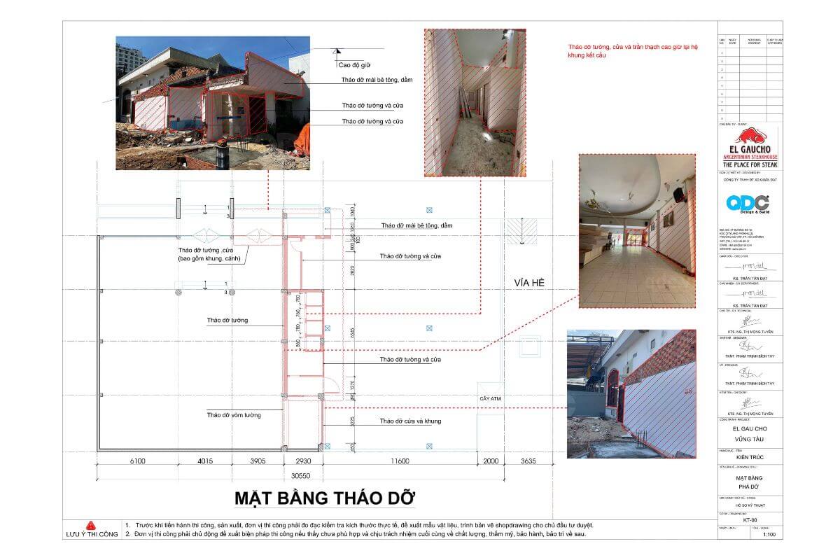 Bản vẽ biện pháp thi công tháo dỡ là gì?