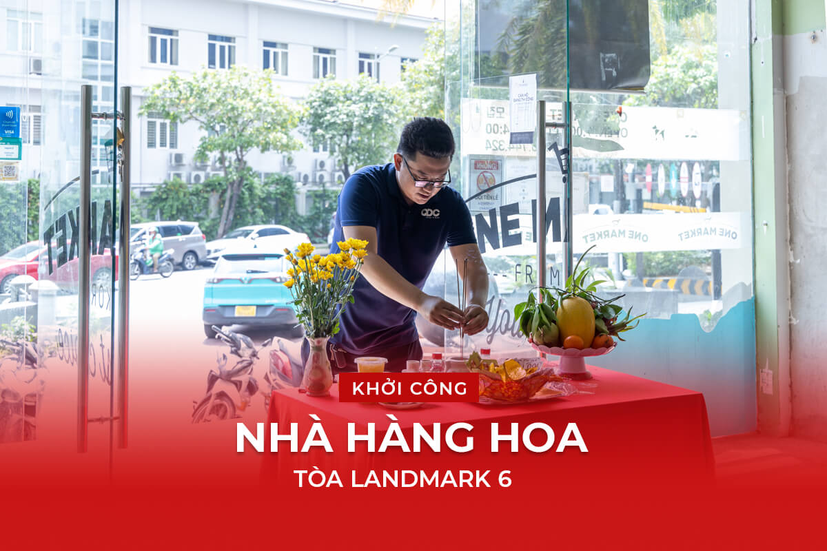 Khởi công nhà hàng Hoa Landmark 6