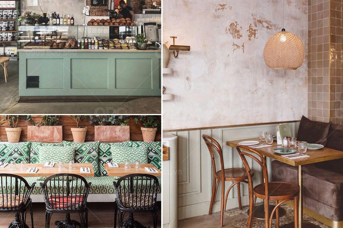 Xu hướng màu sắc trong thiết kế nhà hàng 2021